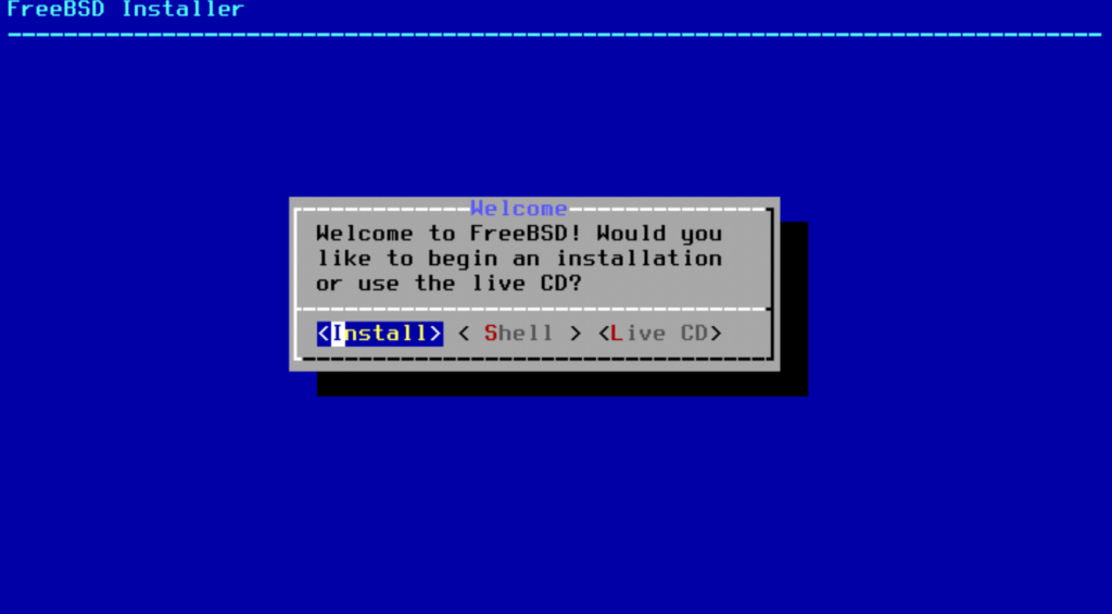 FreeBSD Установка